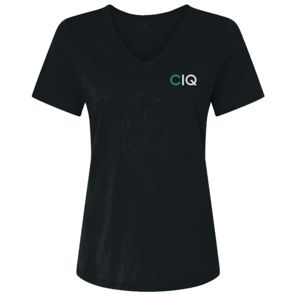CIQ - Juniors' USA-Made V-Neck T-Shirt Thumbnail